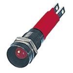 CML Innovative Technologies Red Panel Mount Indicator, 12V, 8mm Mounting Hole Size