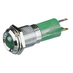 CML Innovative Technologies Green Panel Mount Indicator, 12V, 14mm Mounting Hole Size