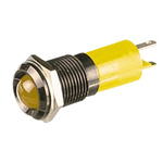 CML Innovative Technologies Yellow Panel Mount Indicator, 12V, 14mm Mounting Hole Size