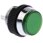 Signal Construct Green Panel Mount Indicator, 12 → 14V, 16mm Mounting Hole Size, IP67