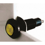 Marl Yellow Panel Mount Indicator, 12 → 28V, 8.1mm Mounting Hole Size, Solder Tab Termination, IP67