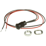 Oxley Blue Panel Mount Indicator, 8mm Mounting Hole Size, Lead Wires Termination, IP68