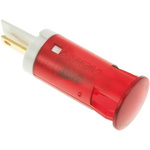 Apem Red Panel Mount Indicator, 24V dc, 12mm Mounting Hole Size, Faston, Solder Lug Termination