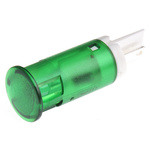 Apem Green Panel Mount Indicator, 110V ac, 12mm Mounting Hole Size, Faston, Solder Lug Termination