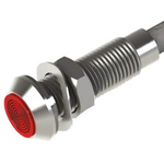 Marl Blue Panel Mount Indicator, 28V dc, 5mm Mounting Hole Size, Lead Wires Termination, IP67