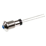 Marl Blue Panel Mount Indicator, 4.5V, 6mm Mounting Hole Size