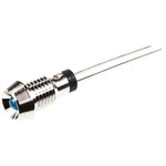 Marl Blue Panel Mount Indicator, 4.5V, 6mm Mounting Hole Size, Lead Pin Termination