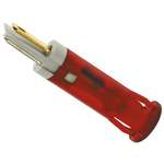 Apem Red Flashing LED Panel Mount Indicator, 24V dc, 10mm Mounting Hole Size, FASTON Termination