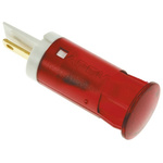 Apem Red Flashing LED Panel Mount Indicator, 24V dc, 12mm Mounting Hole Size, FASTON Termination