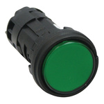 Idec Green Panel Mount Indicator, 24.1 x 22.3mm Mounting Hole Size, Screw Terminal Termination