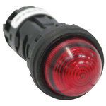 Idec Red Panel Mount Indicator, 24.1 x 22.3mm Mounting Hole Size, Screw Terminal Termination