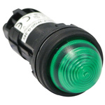 Idec Green Panel Mount Indicator, 24.1 x 22.3mm Mounting Hole Size, Screw Terminal Termination