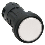 Idec White Panel Mount Indicator, 24.1 x 22.3mm Mounting Hole Size