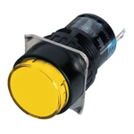 Idec Yellow Panel Mount Indicator, 16mm Mounting Hole Size