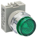 Idec Green Panel Mount Indicator, 22mm Mounting Hole Size