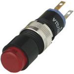 EAO Red Panel Mount Indicator, 2.2V dc, 8mm Mounting Hole Size