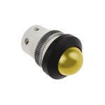 Signal Construct Yellow Panel Mount Indicator, 20 → 28V, 22mm Mounting Hole Size, IP67