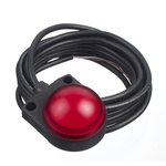 Idec Red Panel Mount Indicator, 24 V ac/dc, 24V dc, IP67