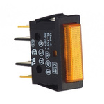 Molveno B5 Series Amber Neon Panel Mount Indicator, 200 → 250V ac, 11 x 30mm Mounting Hole Size