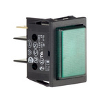 Molveno B7 Series Green Neon Panel Mount Indicator, 200 → 250V ac, 22 x 30mm Mounting Hole Size