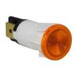 Molveno SX41 Series Amber Neon Panel Mount Indicator, 250V, 12mm Mounting Hole Size
