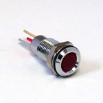 CML Innovative Technologies 1901X05X Series Red Panel Mount Indicator, 2V, 8mm Mounting Hole Size, IP67