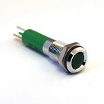 CML Innovative Technologies 1901X25X Series Green Panel Mount Indicator, 12V dc, 8mm Mounting Hole Size, IP67