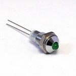 CML Innovative Technologies 1902X00X Series Green Panel Mount Indicator, 2.2V, 6mm Mounting Hole Size, IP40