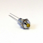 CML Innovative Technologies 1902X00X Series Yellow Panel Mount Indicator, 2.1V, 6mm Mounting Hole Size, IP40