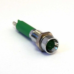 CML Innovative Technologies 1903X35X Series Green Panel Mount Indicator, 24V dc, 6mm Mounting Hole Size, IP40