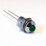 CML Innovative Technologies 1904X00X Series Green Panel Mount Indicator, 2V, 8mm Mounting Hole Size