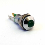 CML Innovative Technologies 1904X05X Series Green Panel Mount Indicator, 2V, 8mm Mounting Hole Size, IP67