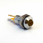 CML Innovative Technologies 1904X05X Series Yellow Panel Mount Indicator, 2.1V, 8mm Mounting Hole Size, IP67