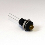 CML Innovative Technologies 1904X00X Series Yellow Panel Mount Indicator, 2.1V, 8mm Mounting Hole Size