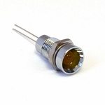 CML Innovative Technologies 1905X00X Series Yellow Panel Mount Indicator, 2.1V, 8mm Mounting Hole Size