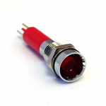 CML Innovative Technologies 1909X35X Series Red Panel Mount Indicator, 24V dc, 8mm Mounting Hole Size, IP67