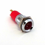 CML Innovative Technologies 192AX35X Series Red Panel Mount Indicator, 24V ac/dc, 14mm Mounting Hole Size, IP67