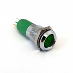 CML Innovative Technologies 192AX35X Series Green Panel Mount Indicator, 24V ac/dc, 14mm Mounting Hole Size, IP67