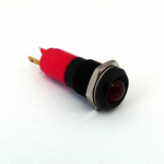 CML Innovative Technologies 192AX35X Series Red Panel Mount Indicator, 24V ac/dc, 14mm Mounting Hole Size, IP67