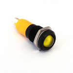 CML Innovative Technologies 192AX35X Series Yellow Panel Mount Indicator, 24V ac/dc, 14mm Mounting Hole Size, IP67