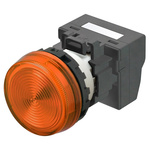 Omron M22N Series Orange Indicator, 24V, 22mm Mounting Hole Size, IP66