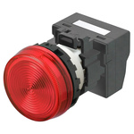 Omron M22N Series Red Indicator, 24V, 22mm Mounting Hole Size, IP66