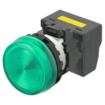 Omron M22N Series Green Panel Mount Indicator, 200 → 240V, IP66