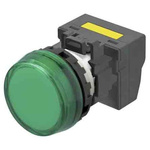 Omron M22N Series Green Panel Mount Indicator, 22mm Mounting Hole Size, IP66