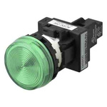 Omron M22N Series Green Panel Mount Indicator, 22mm Mounting Hole Size, IP66