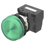 Omron M22N Series Green Panel Mount Indicator, 22mm Mounting Hole Size, IP66