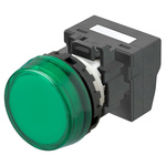 Omron M22N Series Green Indicator, 24V, IP66