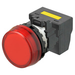 Omron M22N Series Red Indicator, 220/230/240V ac, IP66