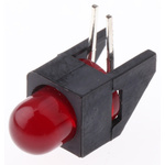 Broadcom HLMP-3301-F00B2, Red Right Angle PCB LED Indicator, Through Hole 2.4 V