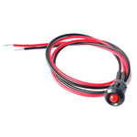 CML Innovative Technologies TA30XXXX Series Red Panel Mount Indicator, 2V dc, 6mm Mounting Hole Size, Lead Wires